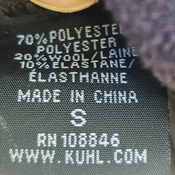 KUHL Women's Woolforce Jacket Small Black Full Zip Outdoor Hiking Gorpcore - Picture 3 of 11